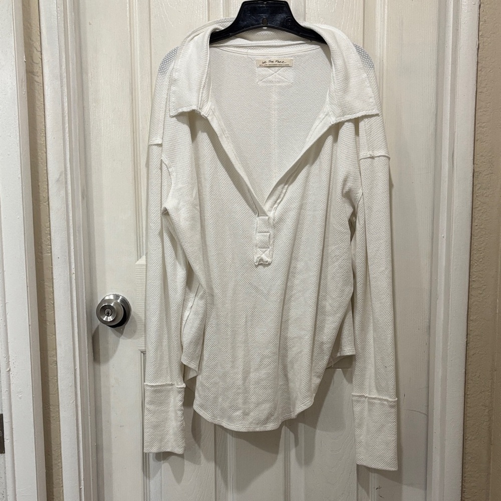 We The Free White Long Sleeve Top